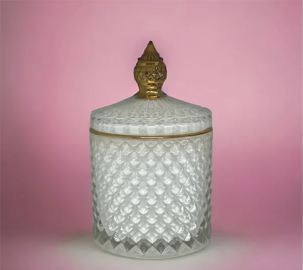 Royalty White Jar Large