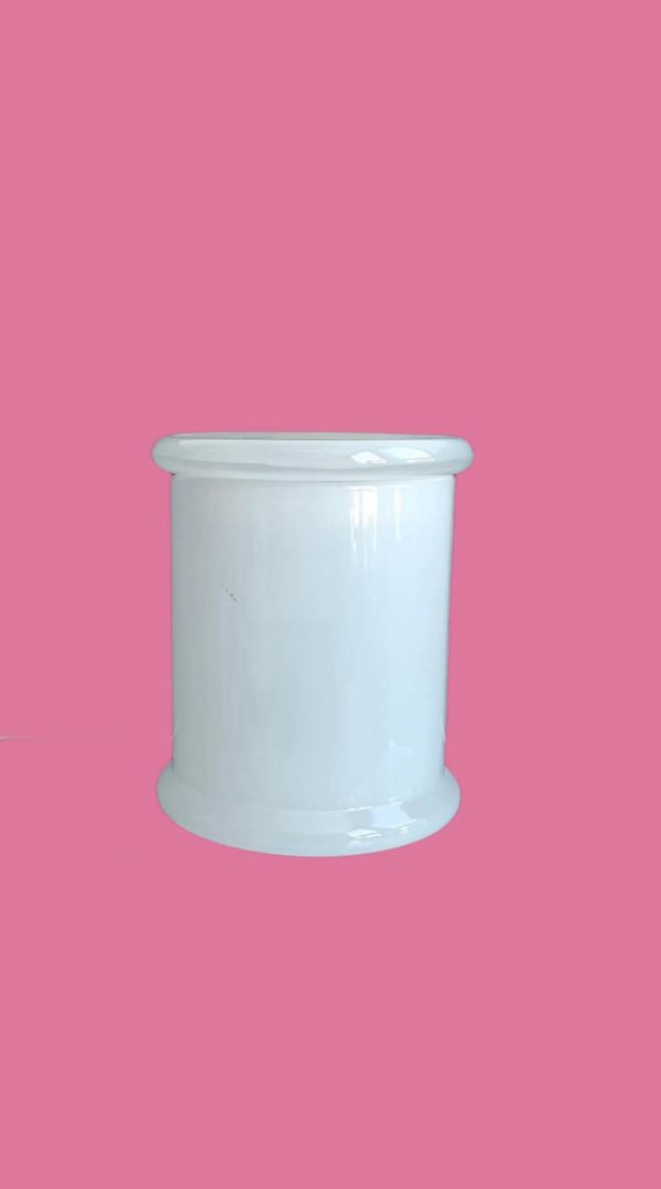 Danube Style Flat Lid - Transparent White