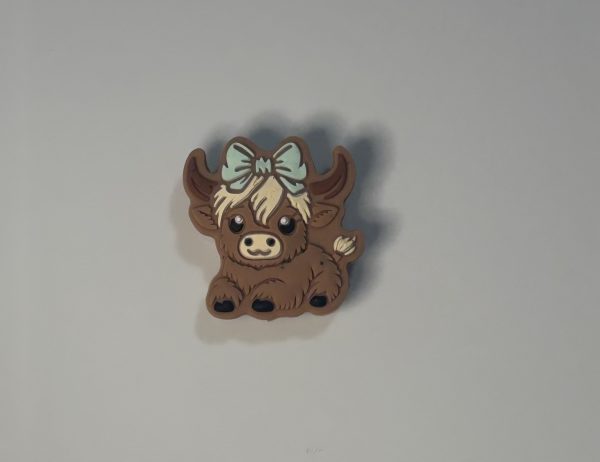 Baby Cow Bow - Green