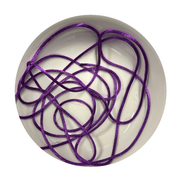 DARK PURPLE SATIN SMOOTH TEXTURE - 2 METRES