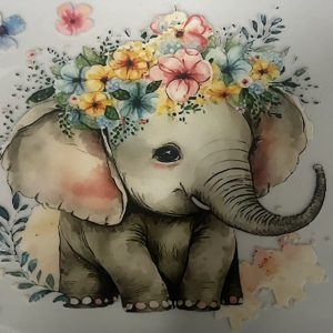 FLOWER HEAD ELEPHANT