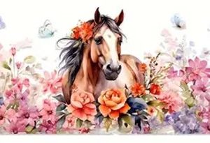 Flower Horse Design #2