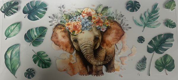 GREEN FLOWER ELEPHANT
