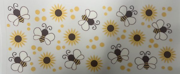 LARGE BEE SUNFLOWERS