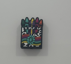 Leopard print Crayons - Teacher