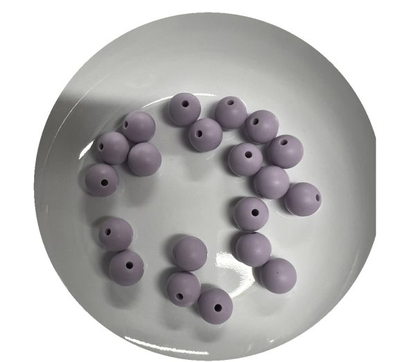 12mm Round Lilac Beads - 10pk