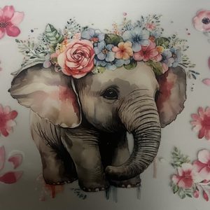 PINK FLOWER ELEPHANT