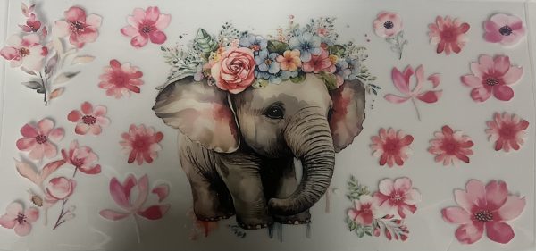 PINK FLOWER ELEPHANT