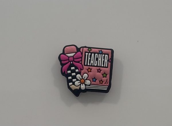 Pink Teacher Book & Pencil