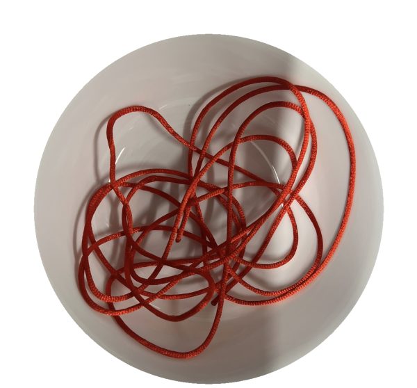 RED SATIN SMOOTH TEXTURE - 2 METRES
