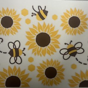 SMALL BEE SUNFLOWERS