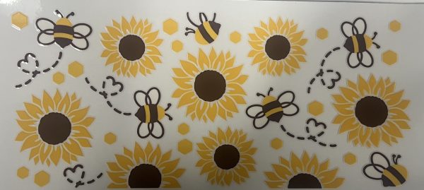 SMALL BEE SUNFLOWERS
