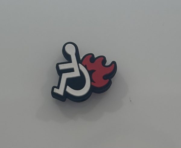 Red flame Wheelchair