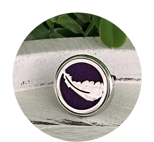 Feathered Friends clip on car diffuser