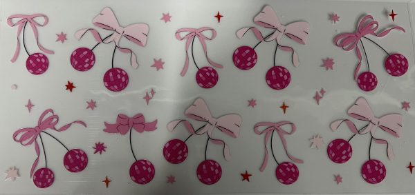 Pink Bow & Cherry #2