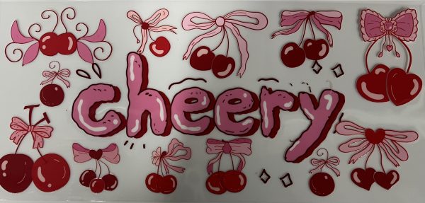 Pink Bow & Cherry #5