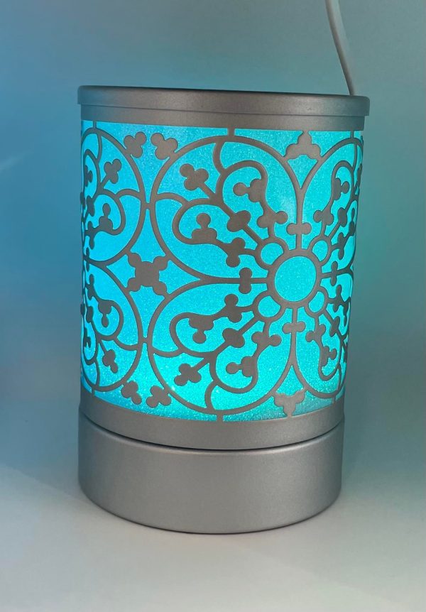 Silver Damask