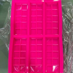 Snap Bar Mould Square Pink
