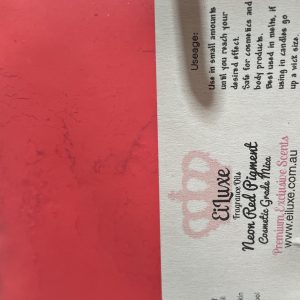 Neon Red Pigment ws13
