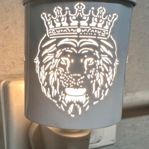 White Leo Lion Plug In