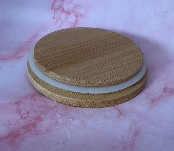 Camilla Candle Jar Flat Bamboo Lid XL