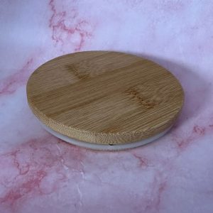 Camilla Candle Jar Flat Bamboo Lid XL