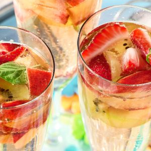 Pink Champagne & Exotic Fruits