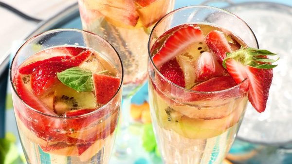 Pink Champagne & Exotic Fruits